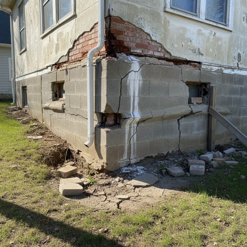 Garage Foundation Repair detail
